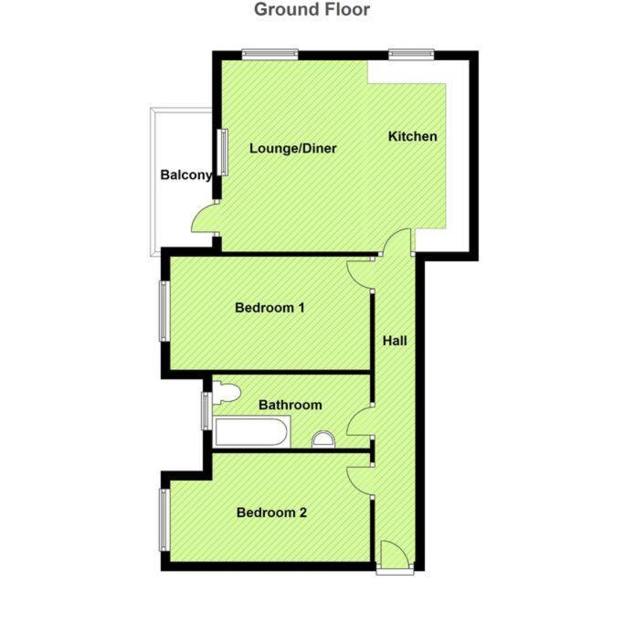 Vista Apartments, Goodrington Beach, Пейнтън Екстериор снимка